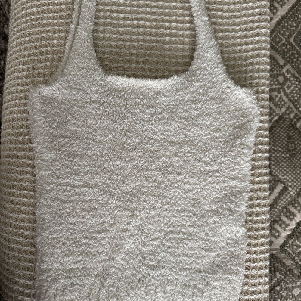 SKIMS Cream Textured Camisole
